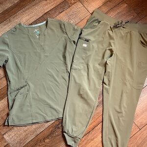 Epic irg Olive Green Scrub Set